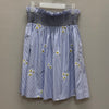 MIU MIU Gestreifte Daisy-Stickerei-Rock (26) 160754969 [P]