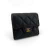 CHANEL Klassische Caviar Kleine Klappen Geldbörse 160755171 [P]