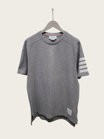 Thom Browne Gray Milano Cotton Short-Sleeve T-Shirt 160755357 [P]