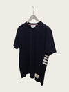 THOM BROWNE Navy Classic Piqué Kurzarm T-Shirt 160755366 [P]