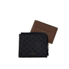 Celine Triomphe Canvas Lambskin Removable Card Holder Coin Purse Wallet Tan 160755409 [P]