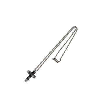 Damiani Metropolitan Cross Necklace Silver Diamond 160755443 [P]
