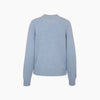 Ganni Mermaid Graphic Wool Mix Knit Chambray Sweater 159120463 [P]