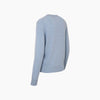 Ganni Mermaid Graphic Wool Mix Knit Chambray Sweater 159120463 [P]