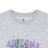 WILD DONKEY Unisex ARIZONA Rundhals Sweatshirt Hellgrau 157343755 [P]