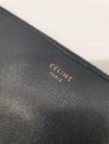 CELINE Zweifarbige Clutch (Grün/Schwarz) 160755890 [P]