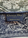 DIOR Tote Bag Large Blue Embroidery (M1286) Zustand B+ 160756026 [P]
