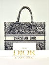 DIOR Tote Bag Large Blue Embroidery (M1286) Zustand B+ 160756026 [P]