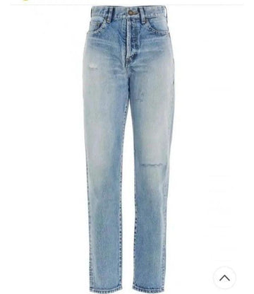 Saint Laurent Slim Fit Santa Monica Blue Denim 152202789 [P]