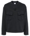 CP COMPANY ブラッシュドエメリゼッドダイアゴナルフリースクルーネック17CMSS020A006372G995 152204339 [P]