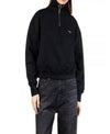 MSGM Micro Logo Embroidered Half-Zip Sweatshirt 152204720 [P]