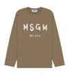 MSGM Logo Long Sleeve T-Shirt 152204856 [P]