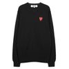 COMME DES GARCONS ダブルハートワッペンニット 152537854 [P]
