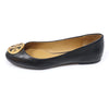 Tory Burch Black Napa Leather Ballerina Flats 6 160756454 [P]