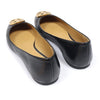 Tory Burch Black Napa Leather Ballerina Flats 6 160756454 [P]