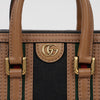 GUCCI トップハンドルミニトートショルダーバッグブラウンブラック 160401591 [P]