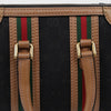 GUCCI トップハンドルミニトートショルダーバッグブラウンブラック 160401591 [P]