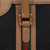 GUCCI トップハンドルミニトートショルダーバッグブラウンブラック 160401591 [P]