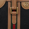 GUCCI トップハンドルミニトートショルダーバッグブラウンブラック 160401591 [P]