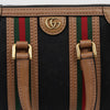 GUCCI トップハンドルミニトートショルダーバッグブラウンブラック 160401591 [P]
