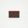 Louis Vuitton Iconic Monogram Coated Canvas Card Holder Fuchsia 160366346 [P]