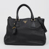Prada Black Vitello Daino Tote Bag and Shoulder Bag 160479729 [P]