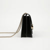 Gucci Interlocking GG Small Chain Bag Black Gold 160498118 [P]