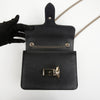 Gucci Interlocking GG Small Chain Bag Black Gold 160498118 [P]
