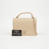 CHANEL Top Handle Chain Tote Shoulder Bag A98625 160559405 [P]