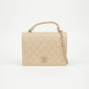 CHANEL Top Handle Chain Tote Shoulder Bag A98625 160559405 [P]