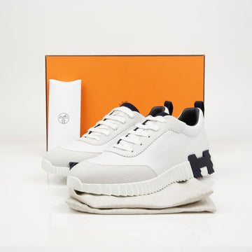 HERMES H221898Z Bouncing Weiß Navy 42 160614929 [P]
