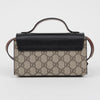 Gucci Padlock Mini GG Supreme Canvas Top Handle Shoulder Bag Black 160495693 [P]