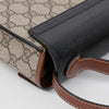 Gucci Padlock Mini GG Supreme Canvas Top Handle Shoulder Bag Black 160495693 [P]