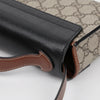 Gucci Padlock Mini GG Supreme Canvas Top Handle Shoulder Bag Black 160495693 [P]