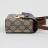 Gucci Padlock Mini GG Supreme Canvas Top Handle Shoulder Bag Black 160495693 [P]
