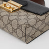 Gucci Padlock Mini GG Supreme Canvas Top Handle Shoulder Bag Black 160495693 [P]