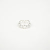 Hermes Small Chandal Enchaine Ring Silver 160615418 [P]