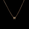 HERMES Mini Pop-Ach Pendant Rose Gold & Marron Glacé 160615426 [P]