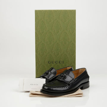 GUCCI インターロッキングローファー 39サイズ 738676 160621781 [P]