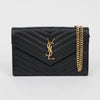 SAINT LAURENT Monogram Chain Wallet Crossbody 377828 160497785 [P]