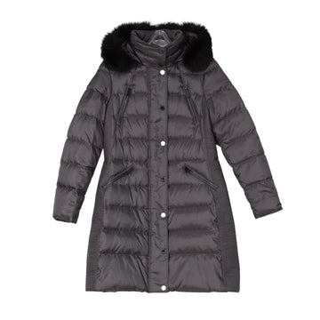 Burberry Hooded Long Padded Coat M Size 39529461 160613146 [P]