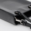 Prada Triangle Logo Small Brushed Leather Tote Bag Black 160620112 [P]