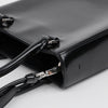 Prada Triangle Logo Small Brushed Leather Tote Bag Black 160620112 [P]