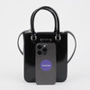 Prada Triangle Logo Small Brushed Leather Tote Bag Black 160620112 [P]