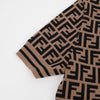 FENDI FF Logo Kurzarm-Strickpullover 160665331 [P]