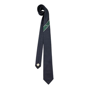 Dior Logo Silk Jacquard Tie Navy Blue Green White (68C1047B6157 C586) 157128626 [P]