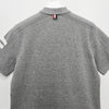 Thom Browne 4-Bar Cotton Pique Polo Short Sleeve T-Shirt Light Grey (MJP192A 07323 055) 157338887 [P]