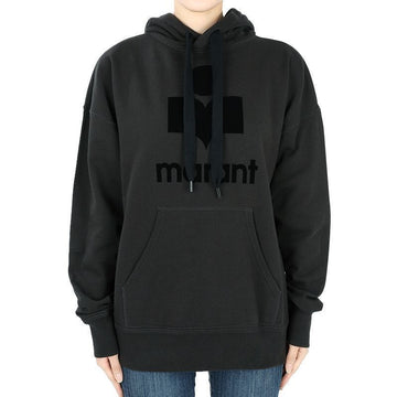 Isabel Marant Women's Mansel Logo Hoodie Sweatshirt (Black) A1M07E 02FK 124095179 [P]