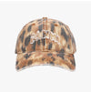 Ganni Washed Leopard Print Logo Embroidered Baseball Cap 157225011 [P]