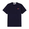 Comme Des Garcons Double Heart Patch Unisex T-shirt 144598632 [P]